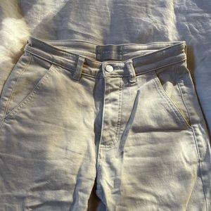 Everlane straight leg pants in bone/ivory - size 4